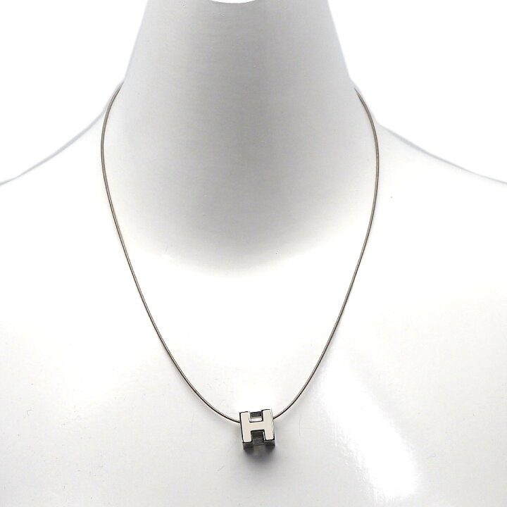 楽天市場】エルメス カージュドアッシュ Hキューブ チョーカー  