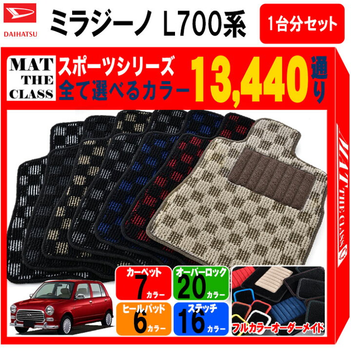 楽天市場】【ポイント5倍】ダイハツ ミラジーノ L700系 1台分 セット 