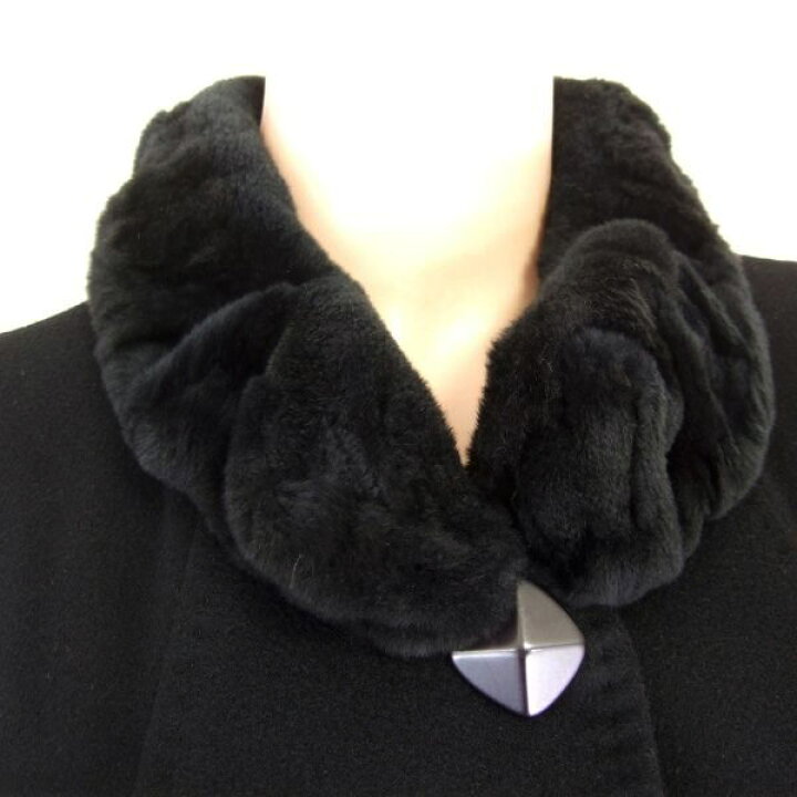 楽天市場】美品【中古】レリアン Leilian カシミヤ コート ウール 