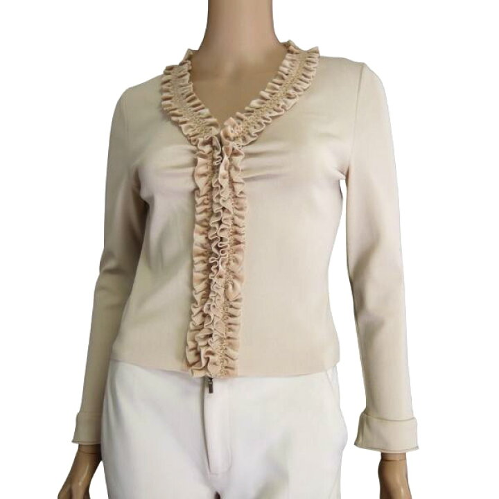 楽天市場】美品【中古】フォクシー FOXEY カーディガン 表記 40号 9号  