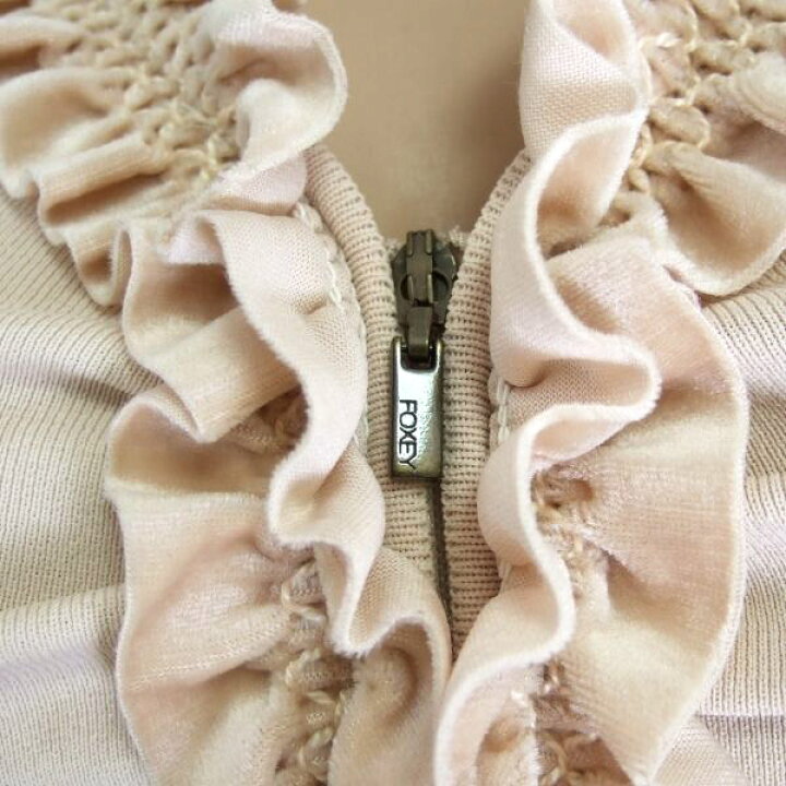 楽天市場】美品【中古】フォクシー FOXEY カーディガン 表記 40号 9号  