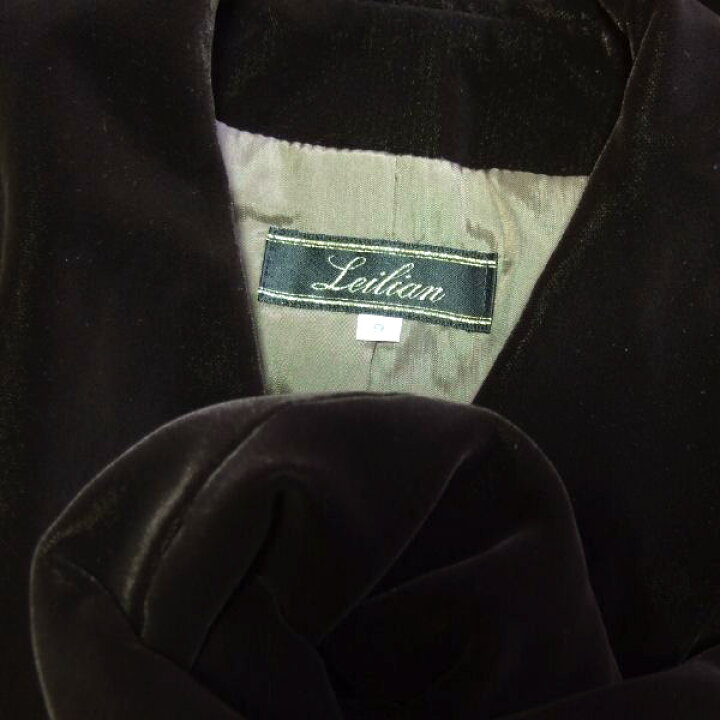 楽天市場】美品【中古】レリアン Leilian ベロア ジャケット 表記 9号 