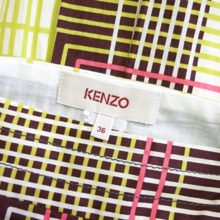 楽天市場】美品【中古】ケンゾー KENZO スカート 小さいサイズ 表記 36  