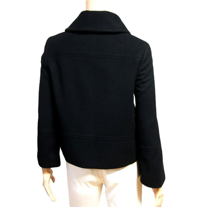 楽天市場】美品【中古】イネド INED ショートステンカラーコート 