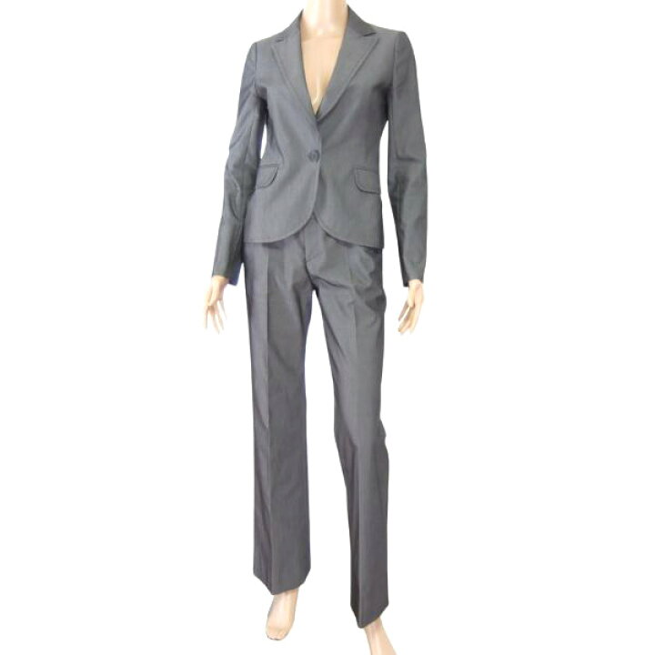 楽天市場】美品【中古】インディヴィ INDIVI パンツスーツ スカート  