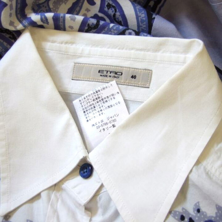 楽天市場】美品【中古】エトロ ETRO ブラウス シャツ イタリア製  