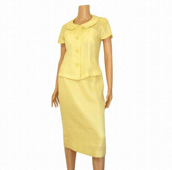 楽天市場】美品【中古】ユキトリイ YUKI TORII 黄色 麻リネン100 美形 