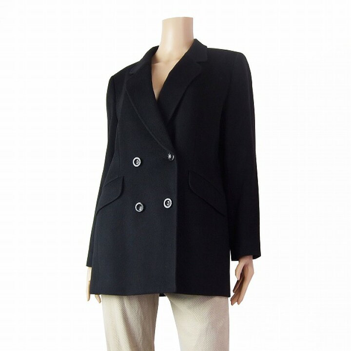 楽天市場】美品【中古】レリアン Leilian 黒 フランス製カシミヤ100  