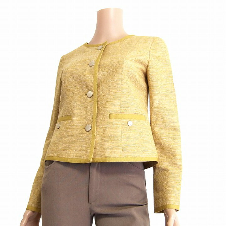 楽天市場】美品【中古】ニューヨーカー NEW YORKER カラシ色 櫛引 