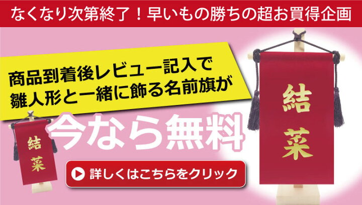 楽天市場 5年連続楽天で最も売れている 雛人形 コンパクト おしゃれ ひな人形 かわいい おひなさま お雛様 雛 ケース飾り 親王飾り かわいい 名前旗付 選べる24種類 恵月人形本舗
