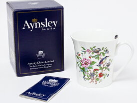 エインズレイ　シノワズリ　マグカップ（青い鳥） aynsley-25お茶のふじい・藤井茶舗