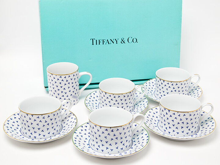 楽天市場】ティファニー ダンシングT コーヒーカップ5客 マグカップ  