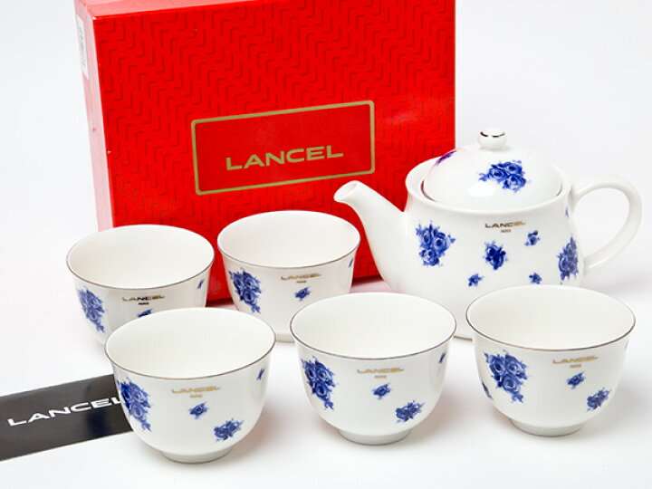 楽天市場】ランセル LANCEL 花柄ティーセット（急須1個＋湯呑5客 