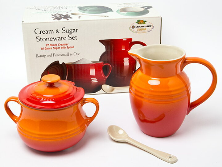 楽天市場】LE CREUSET ル・クルーゼ Cream＆Sugarクリーマー＆シュガー 