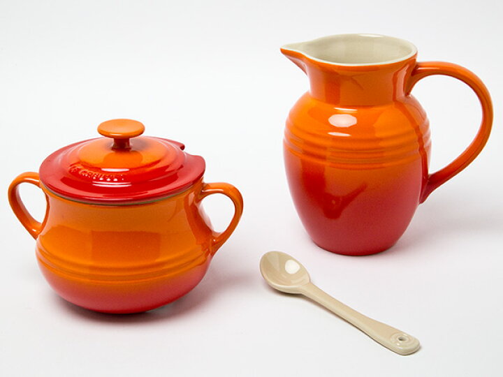 楽天市場】LE CREUSET ル・クルーゼ Cream＆Sugarクリーマー＆シュガー 