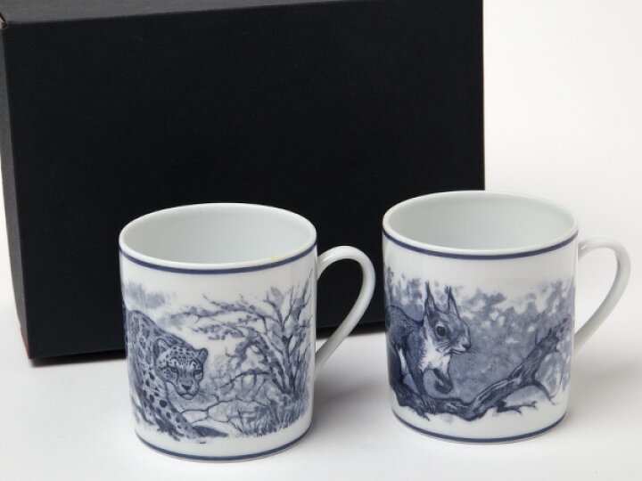 楽天市場】HERMES エルメス 絵柄リスとヒョウ マグカップお茶のふじい 