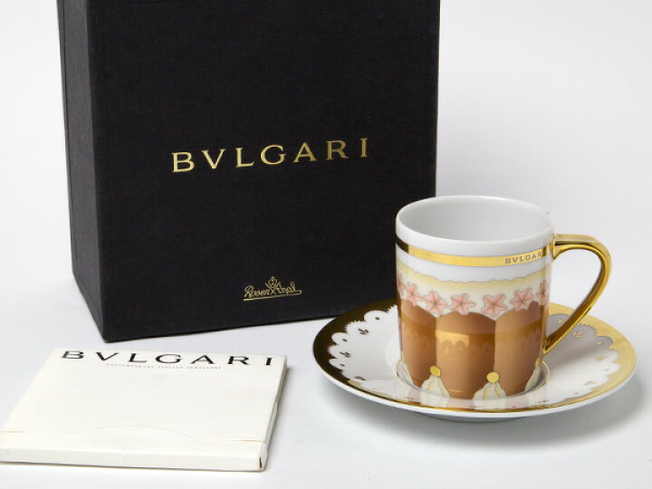 BVLGARI ブルガリ カップ＆ソーサー 箱入り ティーカップ ローゼン  