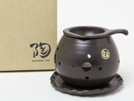茶香炉　黒　エ1209お茶のふじい・藤井茶舗