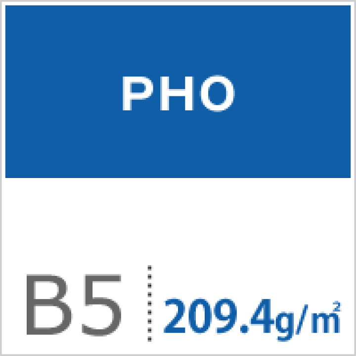 楽天市場】《SKU統合済》PHO 209.4g/平米 B5サイズ：800枚 : 松本洋紙