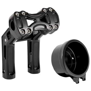 ��� �A�����l�X RISER WAYBACK 7 BLACK WITH 4 ROUND GAUGE SOFTAIL 520-074 06021657 ARLEN NESS RISER WAYBACK 7 BL #DRAG