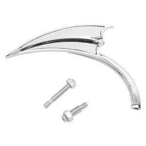  }CN~[ - XN[v AlX Mirror - Micro - Scoop - Side View - Triangle - Chrome - Right 13-061 DRAG 06400043