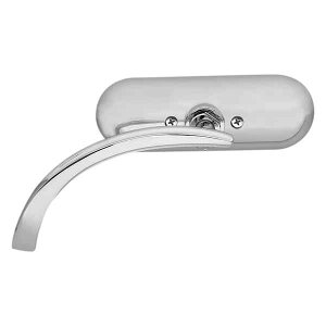  }CN~[ - ~jȉ~` AlX Mirror - Micro - Mini - Side View - Oval - Chrome - Left 13-406 DRAG 06400493