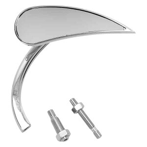  }CN~[ - Rad II AlX Mirror - Micro - Rad 2 - Side View - Teardrop - Chrome - Right 13-411 DRAG 06400498