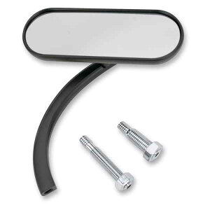  }CN~[ - ~jȉ~` AlX Mirror - Micro - Mini - Side View - Oval - Black - Right 13-413 DRAG 06400500