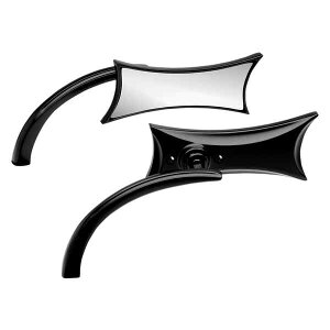  }CN~[ - 4|Cg AlX Mirror - Micro - Four-Point - Side View - Rectangle - Black - Left 13-418 DRAG 06400503