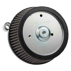  Big Sucker GAtB^[LbǵAOEMJo[󂯓܂ AlX Air Cleaner Synthetic Stage-1 XL Chrome 50-518 DRAG 10101765