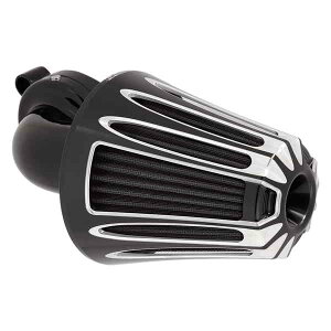 取寄せ カバー付きモンスターサッカーエアクリーナーキット - ディープカット アレンネス Air Cleaner Monster Deep-Cut Black 81-014 DRAG 10102116