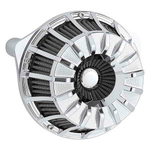  tV[YGAN[i[Lbg - 15X|[N AlX Inverted Series Air Cleaner Kit - Chrome 18-990 DRAG 10102486