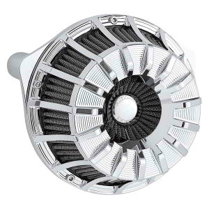  |GAN[i[Lbg Inverted Series Air Cleaner Kit - 10-Gauge - Chrome 600-224 DRAG 10103224