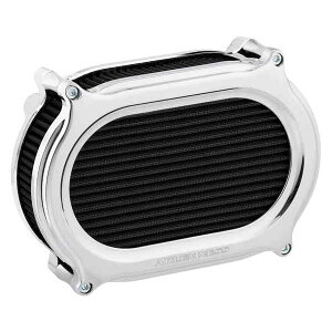  Xe[W2I[oGAN[i[Lbg Stage 2 Oval Air Cleaner Kit - Chrome 600-207 DRAG 10103383