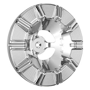  xVeB GAN[i[ Jo[ AlX Velocity Air Cleaner Cover - 10-Gauge - Chrome 601-001 DRAG 10140300