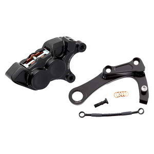  u[LLp[ AlX 4-Piston Caliper - Rear - Black 02-329 DRAG 17010776