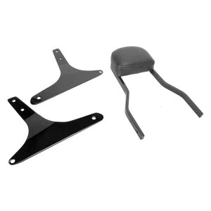  V[gVV[o[ - ubN - \teC Ru Short Sissy Bar - Black - Softail 602-1201B DRAG 15010462