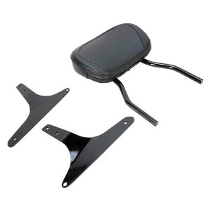  EhVV[o[ - X^_[h - ubN - \teC Ru Round Sissy Bar - Standard - Black - Softail 602-1301B DRAG 15010472