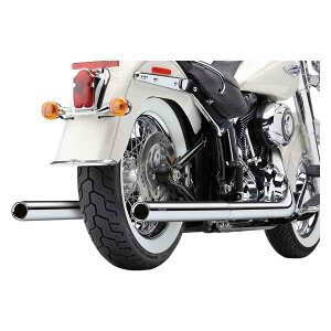 gD[fAGL][Xg - rbg`bv - 12-17 \teC Ru True Dual Exhaust - Billet Tip - '12-'17 Softail 6986 DRAG 18001750