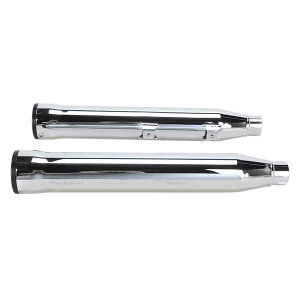  07-17 \teCp 3C` RPT }t[ - N[ Ru 3 RPT Mufflers for '07-'17 Softail - Chrome 6053 DRAG 18010715