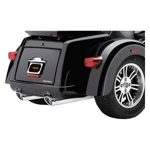 取寄せ トライグライドマフラー コブラ Chrome Tri Glide Mufflers 6301 DRAG 18010823