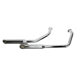  ÓTIȃGL][XgVXe Ru Classic Slashcut Exhaust - Chrome - VT750C 1371SC DRAG BLV1371SC