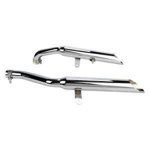  XbVJbg}t[ - N[ - XV750/1100 Ru Slashcut Mufflers - Chrome - XV750/1100 2165SC DRAG BLV2165SC