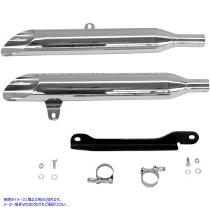 ��� �X���b�V���J�b�g�}�t���[ - �N���[�� - ���[�h�X�^�[ 1600/1700 �R�u�� Slashcut Mufflers - Chrome - Roadstar 1600/1700 2171SC DRAG BLV2171SC