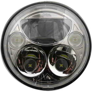  LEDwbhCg - 7C` - N[ - e JX^_Ci~NX LED Headlight - 7 - Chrome - Each CDTB-7-C DRAG 20011263