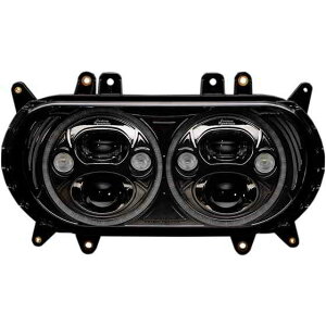 ��� �w�b�h���C�g - �u���b�N - FLTR �J�X�^���_�C�i�~�N�X Headlight - Black - FLTR CDTB-RG-15-B DRAG 20011544