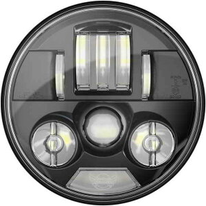 ��� 7�C���` ProbeamR LED�w�b�h�����v - �C���f�B�A�� - �u���b�N �J�X�^���_�C�i�~�N�X 7 ProbeamR LED Headlamp - Black - Indian PB-7-IND-B DRAG 20011826