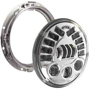  Probeam Kwbhv JX^ _Ci~NX Adaptive Headlight with Mount - 7 - Chrome PB-7A-13-C DRAG 20012412
