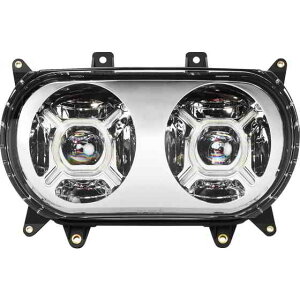  LEDwbhCg - N[ - [hOCh JX^_Ci~NX LED Headlight - Chrome - Road Glide CD-RG-H-C DRAG 20012604