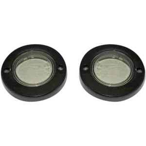  ProBEAMR tbgx[ ^[VOiA_v^[ - ubN/X[N JX^_Ci~NX ProBEAMR Flat Bezel Turn Signal Adapters - Black/Smoke PB-FLAT-BEZ-BS DRAG 20201586